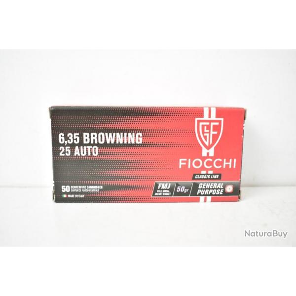 5 Boites Fiocchi  6,35 Browning