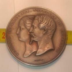 Napoléon III Empereur et Eugénie Impératrice - palais de l'industrie.