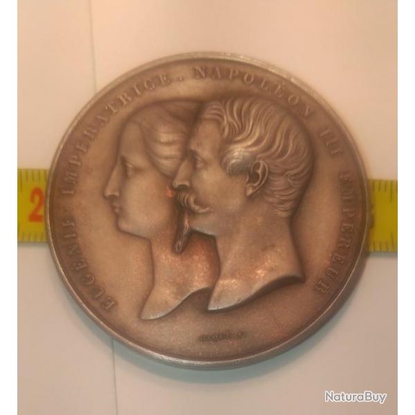 Napolon III Empereur et Eugnie Impratrice - palais de l'industrie.