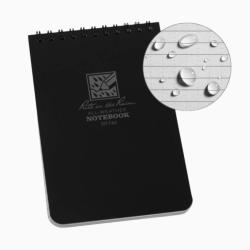 Bloc-notes imperméable 10x15 Top Spiral Noir