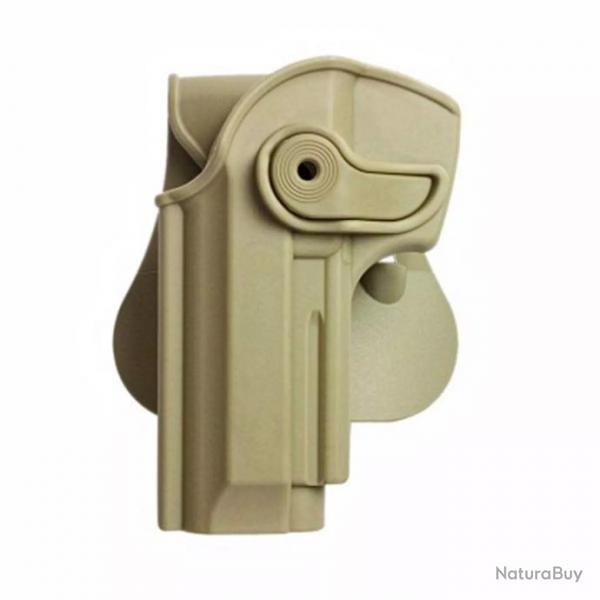 Holster Rigide LV2 Beretta 92/Llama 82/Cheetah FS 85/Yavuz-16 Gaucher Tan