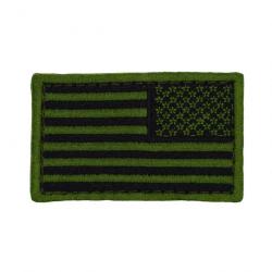 Patch Drapeau USA Inversé Olive Drab