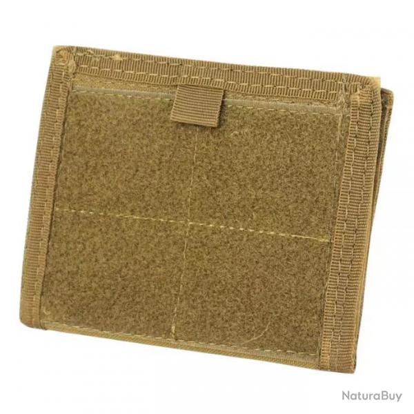 Poche ID Velcro Coyote Brown