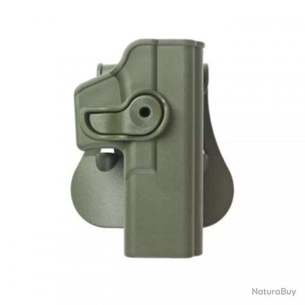 Holster rigide LV2 Glock 17/22/28/31 Gen4/5 droitier Olive Drab