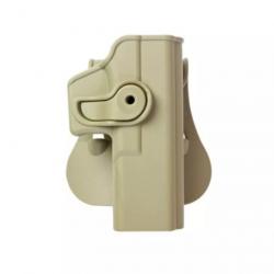 Holster rigide LV2 Glock 17/22/28/31 Gen4/5 droitier Tan