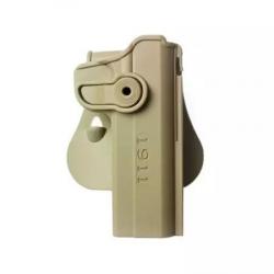 Holster Rigide LV2 Colt 1911 Variants Droitier Tan