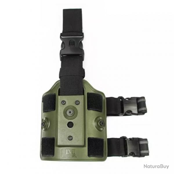 Plateforme de Cuisse Rigide Vert Olive