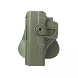 Holster rigide LV2 Glock 17/22/28/31 Gen4/5 gaucher Olive Drab