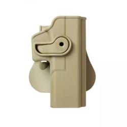 Holster Rigide LV2 Glock 20/21/28/30/37/38/41 Gen 4 Droitier Tan