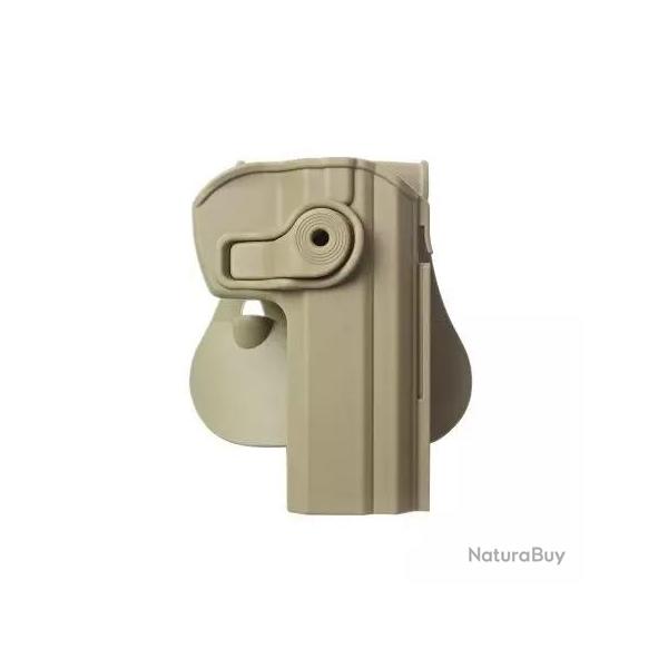 Holster Rigide LV2 CZ Droitier Tan