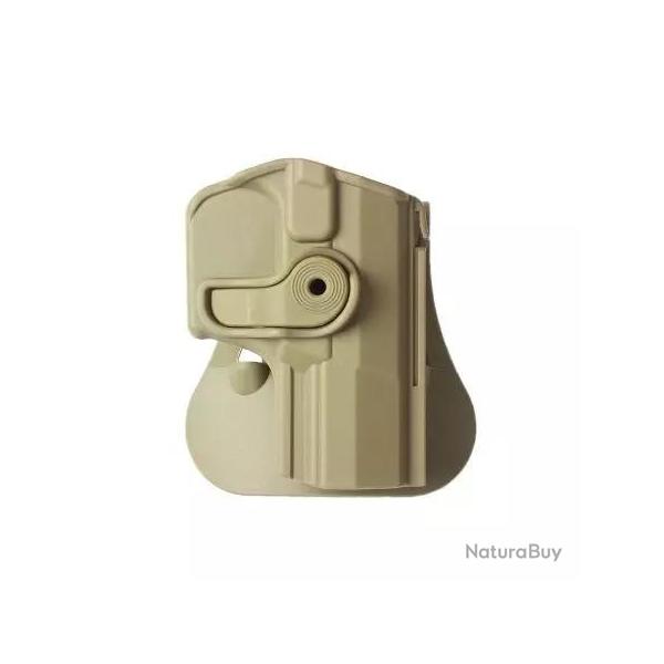 Holster Rigide LV2 Walther P99 / P99 AS / P99C AS / P99 Gen2 Droitier Tan