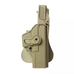 Holster Rigide LV3 Glock 17/22/28/31 Droitier Tan