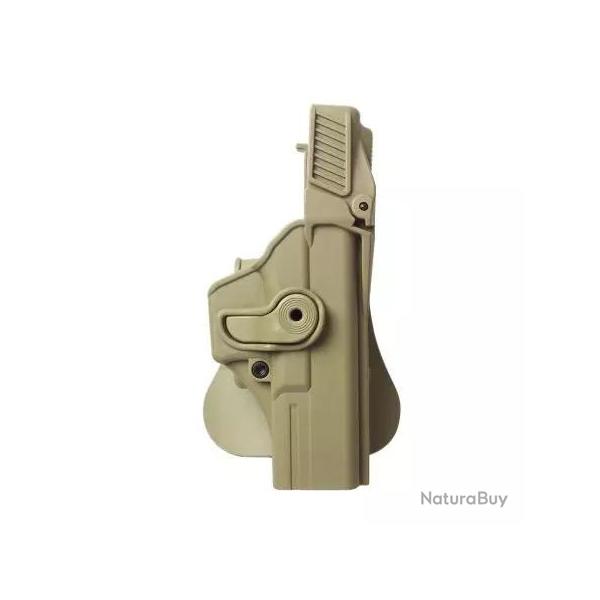 Holster Rigide LV3 Glock 17/22/28/31 Droitier Tan