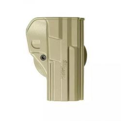 Holster Rigide LV1 SG1 Sig Sauer SP2009/2022/220/P226/227/228/MK25/CZ Droitier Tan