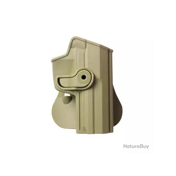 Holster Rigide LV2 Heckler & Koch USP Full-size 9mm/.40 Droitier Tan