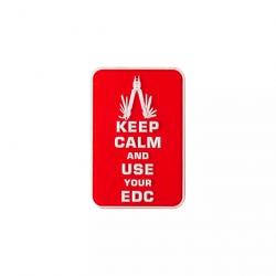 Patch Keep Calm EDC Rouge