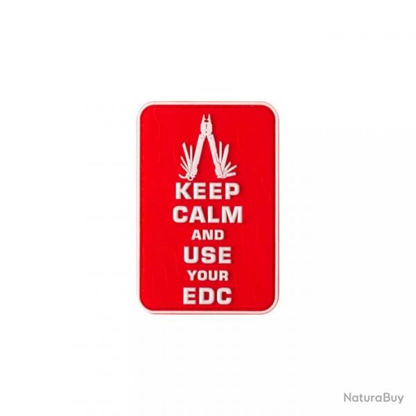 Patch Keep Calm EDC Rouge