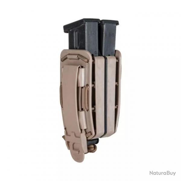 Porte-chargeur Double Arme De Poing 8BL02 Universel Tan