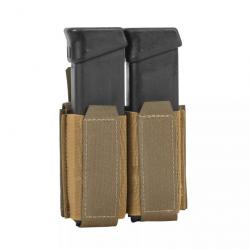 Poche Low Profile Double Pistol Mag Coyote Brown