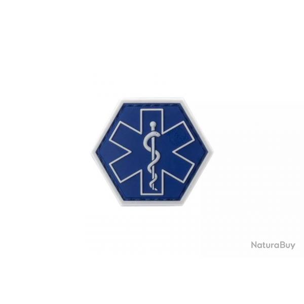 Patch Paramedic Hexagon Bleu