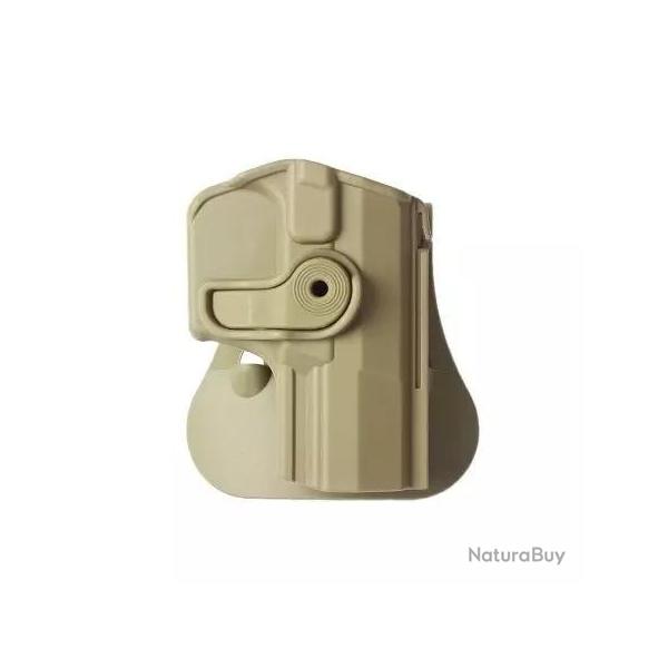 Holster Rigide LV2 Walter PPQ Droitier Tan