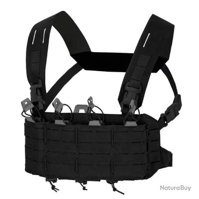 Gilet Tactique Sans Manches MFHProfessional - Chest Rig Noir - Combat - Polyester