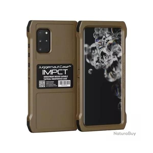 Coque Tlphone IMPCT(TM) pour Galaxy S20+ Flat Dark Earth