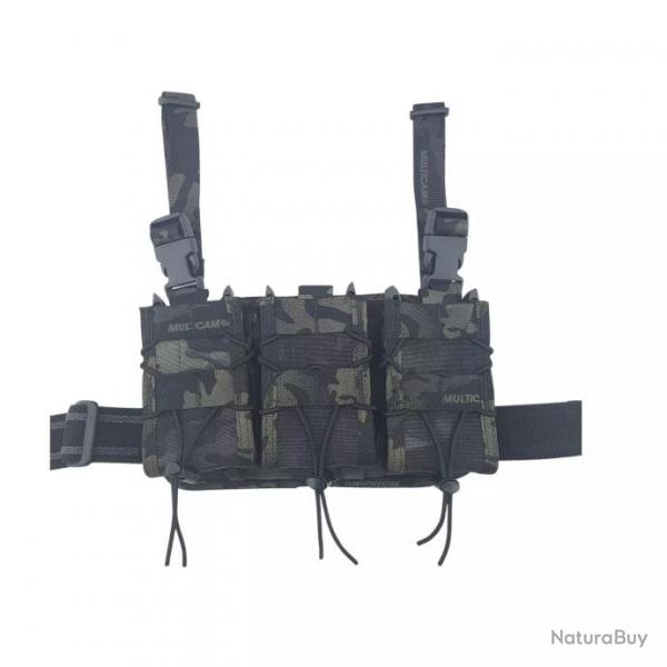 Plateforme Rifle Leg Rig V2 Multicam Black