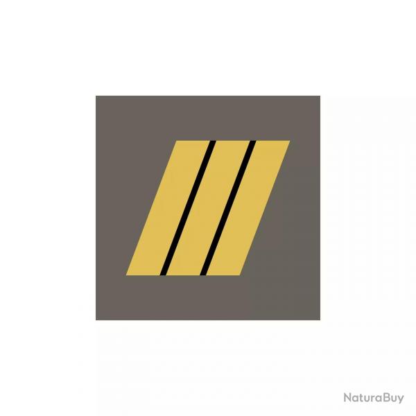 Grade militaire haute visibilit jaune Sergent-chef / Marchal des logis-chef