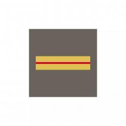 Grade militaire haute visibilité jaune Adjudant-chef