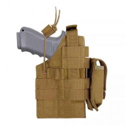 Holster Glock 17/35 ambidextre Coyote Brown