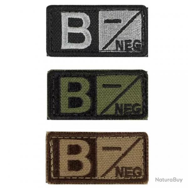 Patch Groupe Sanguin B Neg Foliage