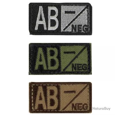 Lot De 2 Patchs Groupe Sanguin A+ Coyote 3D – Helikon-Tex PVC Souple Et Résistant à L’Eau