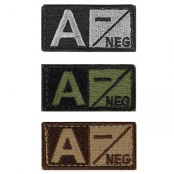 Patch Groupe Sanguin A Neg Olive Drab