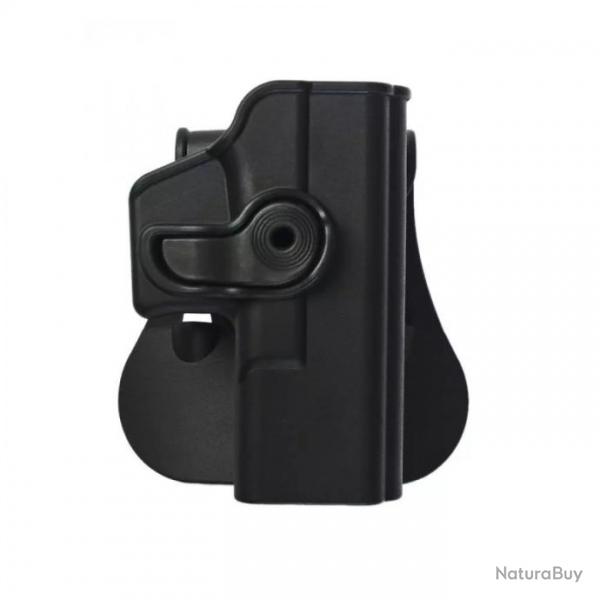 Holster Rigide LV2 Glock 19/19X/23/25/28/32/45 Gen4/5 Droitier Noir