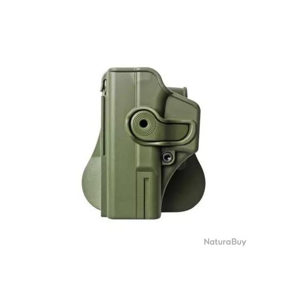 Holster Rigide LV2 Glock 19/19X/23/25/28/32/45 Gen4/5 Gaucher Olive Drab