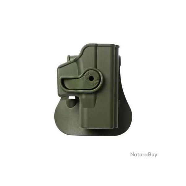 Holster Rigide LV2 Glock 23/26/27/28/33/36 Gen3/4 Droitier Olive Drab