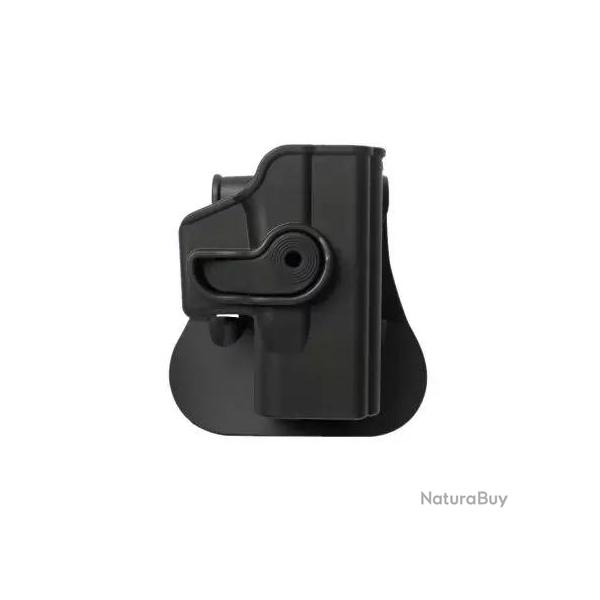 Holster Rigide LV2 Glock 23/26/27/28/33/36 Gen3/4 Droitier Noir