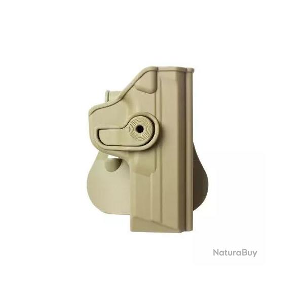 Holster Rigide LV2 Smith & Wesson M&P Droitier Tan