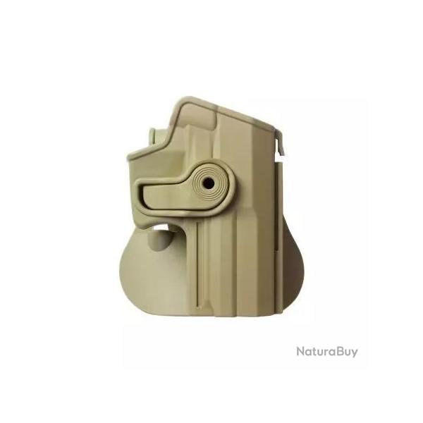 Holster Rigide LV2 Heckler & Koch Usp Compact 9/.40 Droitier Tan