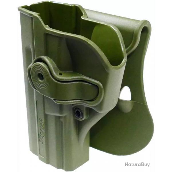 Holster Rigide LV2 Sig Sauer Pro SP2022/SP2009 Gaucher Olive Drab