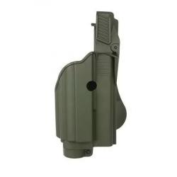 Holster Rigide LV2 Glock 17/19/22/23/25/31/32 Gen4/5 Et Sa Lampe Droitier Olive Drab