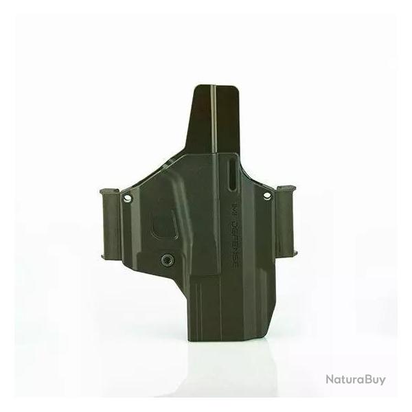 Holster Rigide Morf X3 Glock 19 Ambidextre Olive Drab