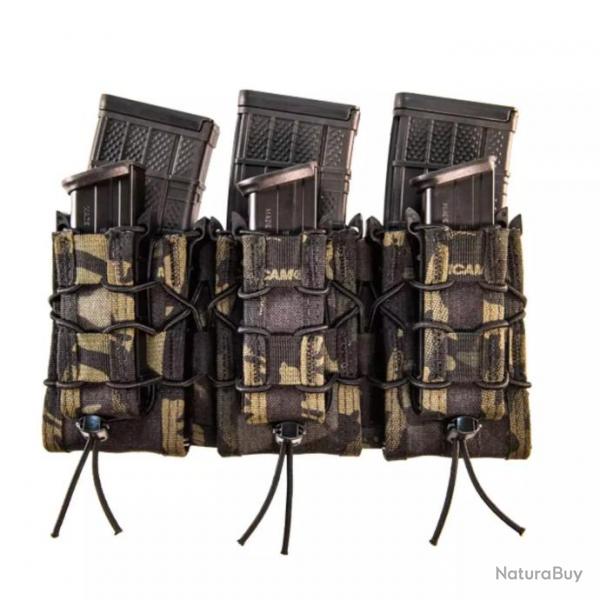 Poche Triple Double Decker Taco Multicam Black