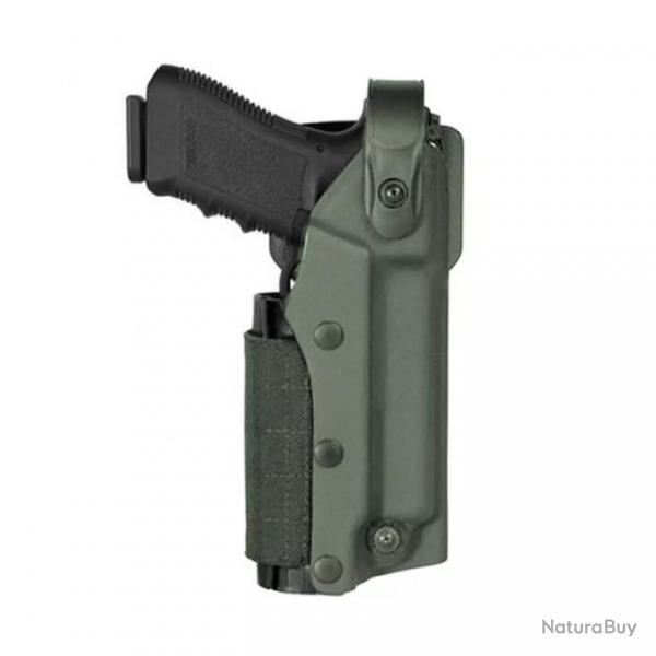 Holster droitier Zoom VKZ8 Glock 17/19/22/23 et lampe/laser Olive Drab