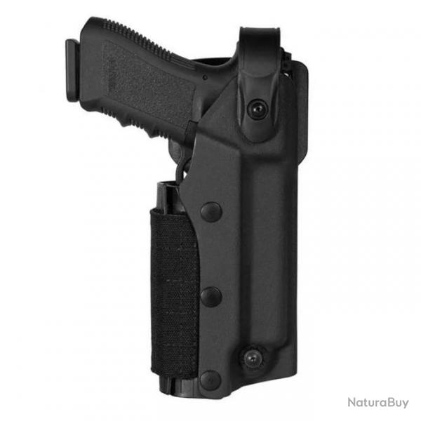 Holster droitier Zoom VKZ8 Glock 17/19/22/23 et lampe/laser Noir