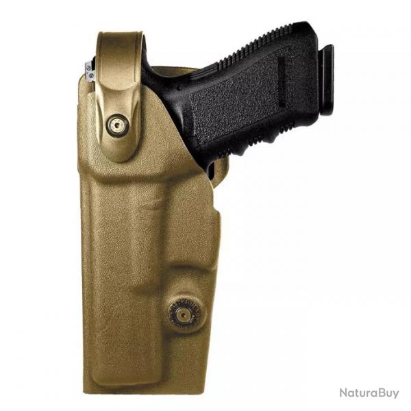 Holster gaucher Vegatek Duty VKD8 Glock 17/19/22/23 Tan