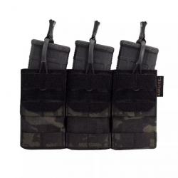 Porte-chargeurs Triple AG3(TM) 5.56 Multicam® Black(TM)