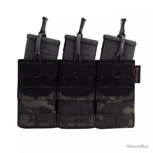 Porte-chargeurs Triple AG3(TM) 5.56 Multicam Black(TM)