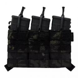 Porte-chargeurs Placard Triple AG3(TM) 5.56 Multicam® Black(TM)